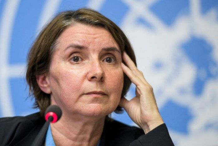 Head of the International, Impartial and Independent Mechanism for Syria crimes, French judge Catherine Marchi-Uhel