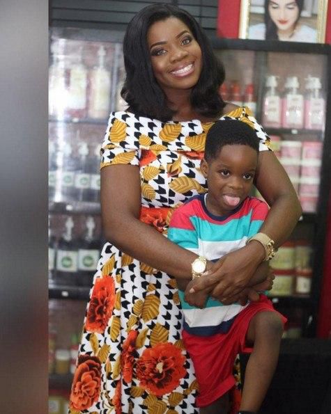 Sola Ogudugu and son, Boluwatife