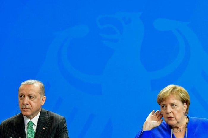 German Chancellor Angela Merkel and Turkish President Recep Tayyip Erdogan held bilateral talks on September 28 at the Chancellery in Berlin