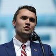 Conservative student activist Charlie Kirk, pictured May 2018, tweeted a theory that the French "yellow vest" rioters want to be led by US President Trump, which Trump himself has retweeted