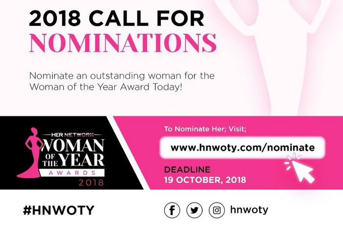 Her Network Woman of the Year Awards calls for nominations in 2018