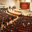 A general view of the Iraqi parliament during a meeting in the capital Baghdad on September 3, 2018