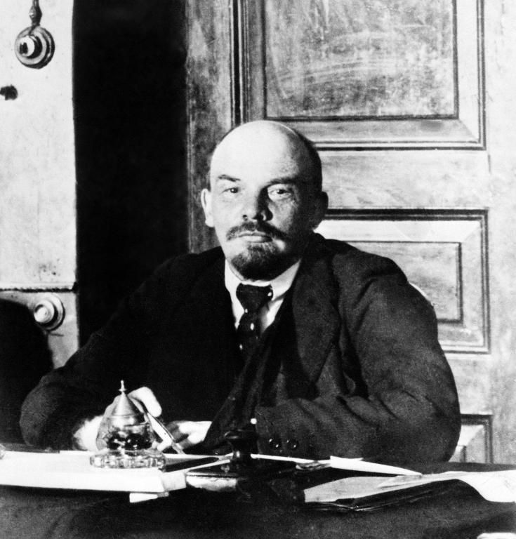 Vladimir Lenin pictured in October 1918