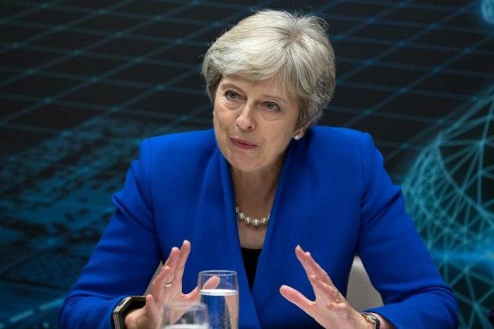 Britain's Prime Minister Theresa May said she was focused on securing a Brexit deal rather than her own future