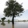 Bagre Dam is located on the White Volta river (pictured in 2007) that begins in Burkina Faso and which converges with the Black Volta downstream and feeds into Lake Volta in southern Ghana