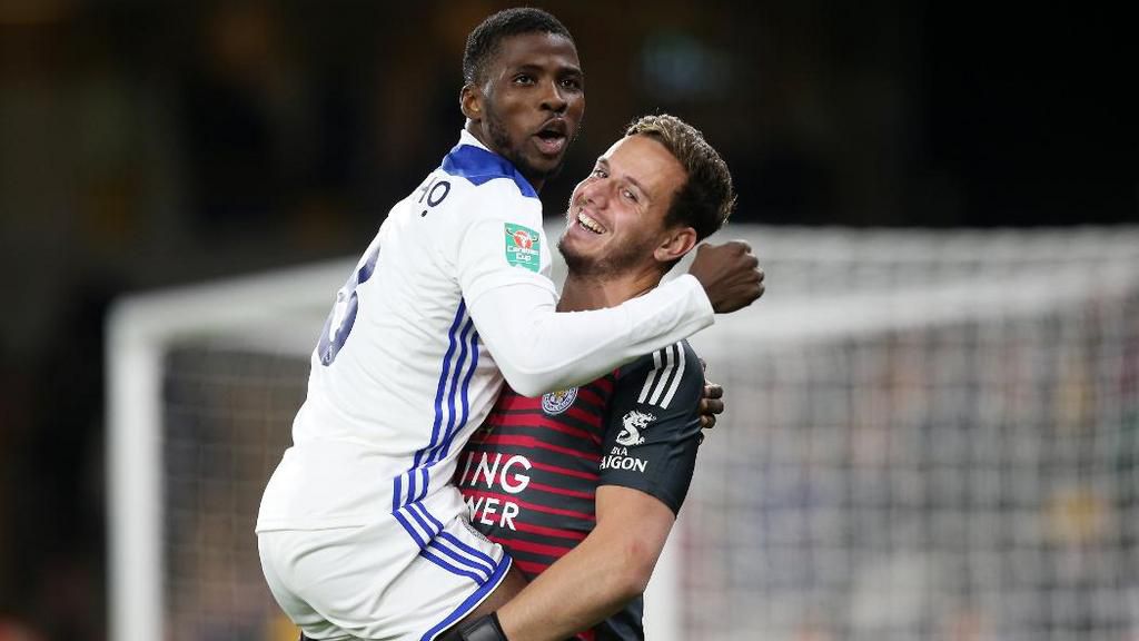 Kelechi Iheanacho and Danny Ward