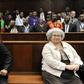 Jacob Zuma and a representative of the French defence firm Thales, seen here in April, are facing charges of corruption linked to a 1990s arms deal