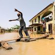 Flooding in the Nigerian state of Kogi on Monday.