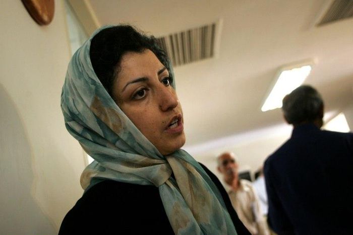 Prominent human rights activist Narges Mohammadi, seen here in 2007 at the Centre for Human Rights Defenders in Iran where she campaigned against the use of the death penalty, has been granted a three-day leave from prison to visit her ailing father