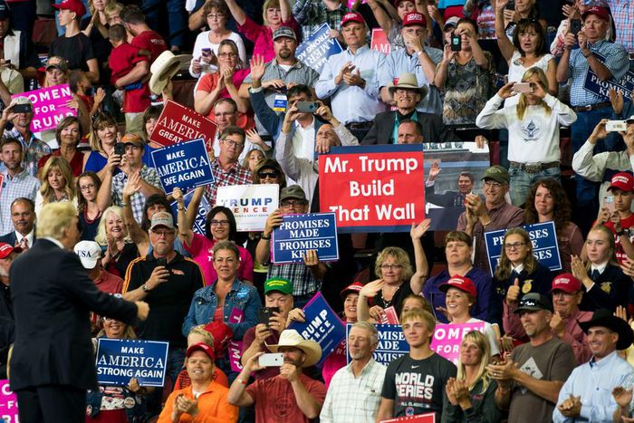 Taking page from 2016, Trump claims democrats will destroy safety net