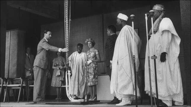 The celebrations were also topped by a grand ceremony hosted by the prime minister, Abubakar Tafawa Balewa (Credit - Lost Photos)