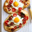 plantain and egg pizza for a special breakfast (Skinnytaste)