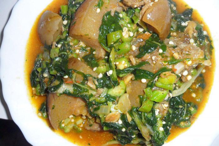 Igbo-Ora recipe, Ilasa soup (Fab)