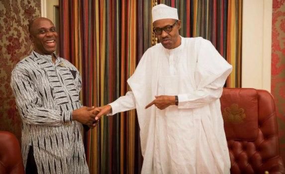Rotimi Amaechi and Muhammadu Buhari