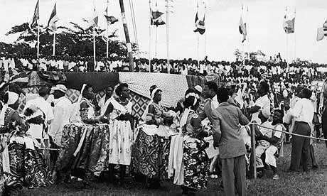 As expected there were lots of celebrations around the country especially in the then capital, Lagos (CrEDit - Nigerian Archives)