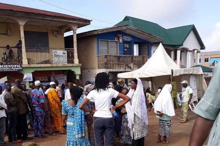 A polling unit in Osun (Illustration).