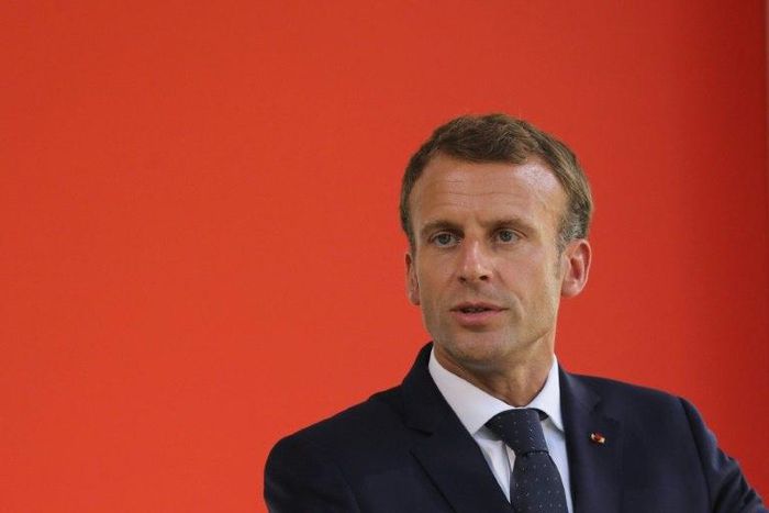 French President Emmanuel Macron delivers a speech during a national ceremony to pay tribute to the victims of terrorism, in Paris, on September 19, 2018.