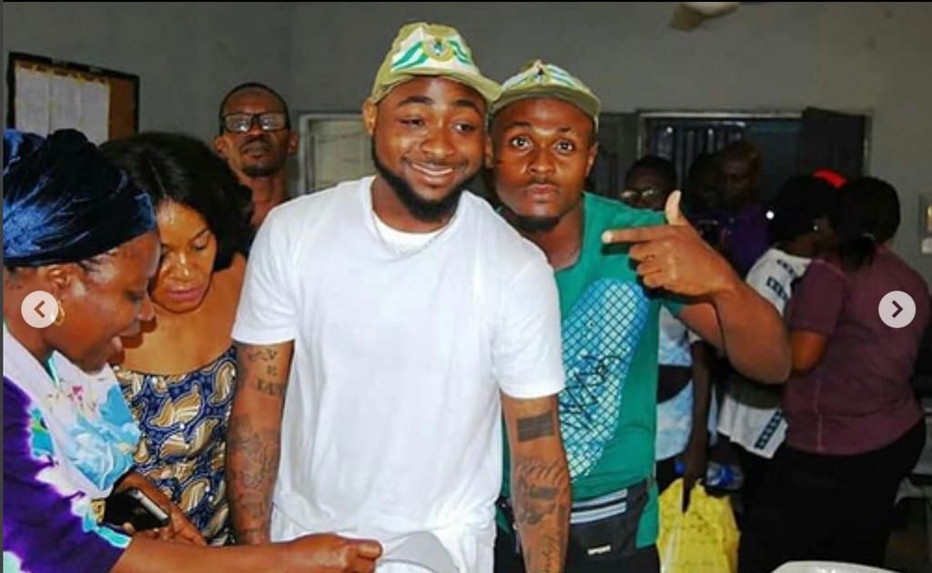 Corper Davido: Omo Baba Olowo  picked up his Call up letter to serve his fatherland