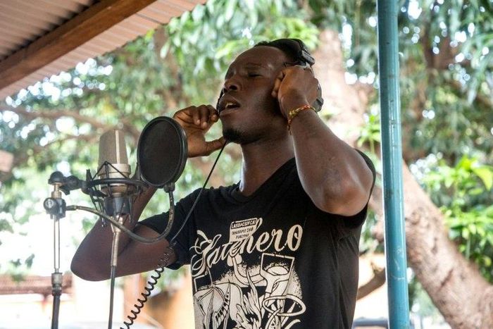 Jonathan Sougue, known as Johnyto, won a contest to record an album of songs inside the jail in Burkina Faso where he is serving a two-year term for being an accomplice to robbery