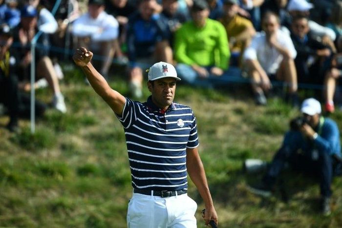 US rookie Tony Finau and Brooks Koepka turned around the opening match to stun Jon Rahm and Justin Rose
