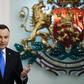 Poland's President Andrzej Duda, pictured November 2018, told miners in the south of the heavily coal-reliant country that as long as he is in office, he "won't allow for anyone to murder Polish mining"