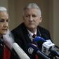 Marc and Debra Tice, the parents of US journalist Austin Tice, who was abducted in Syria in 2012, give a press conference in the Lebanese capital Beirut on December 4, 2018