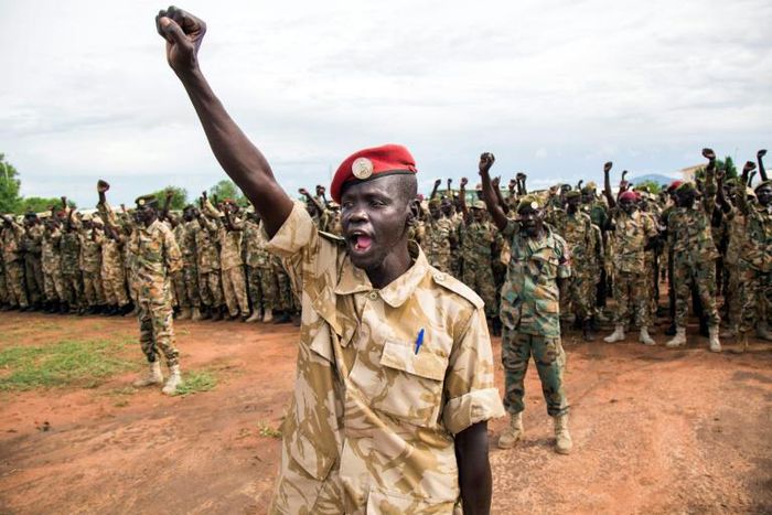 The Sudan People's Liberation Army has been kept well supplied with weaponry