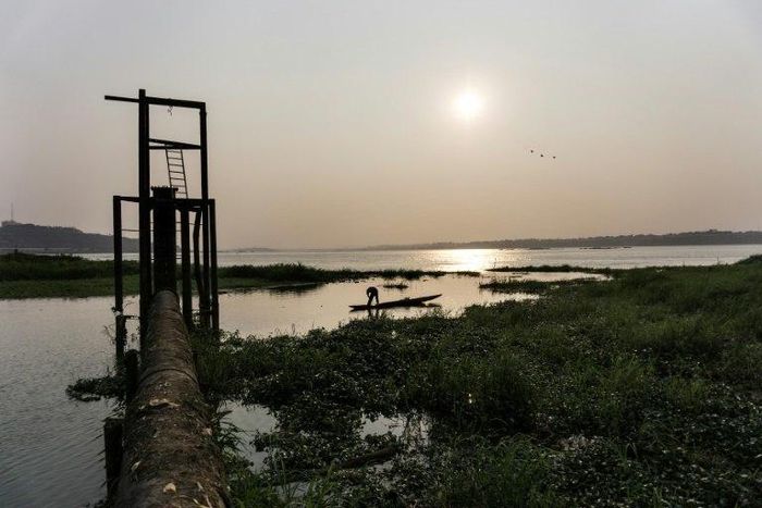 The provincial governor says they have pulled 27 bodies from a tributary of the Congo River (pictured July 2017) after a boat capsized