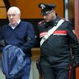 Mafia boss Settimino Mineo was held by police in Palermo after his arrest