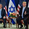 US President Donald Trump (R) meets with Israeli Prime Minister Benjamin Netanyahu on September 26, 2018 in New York on the sidelines of the UN General Assembly