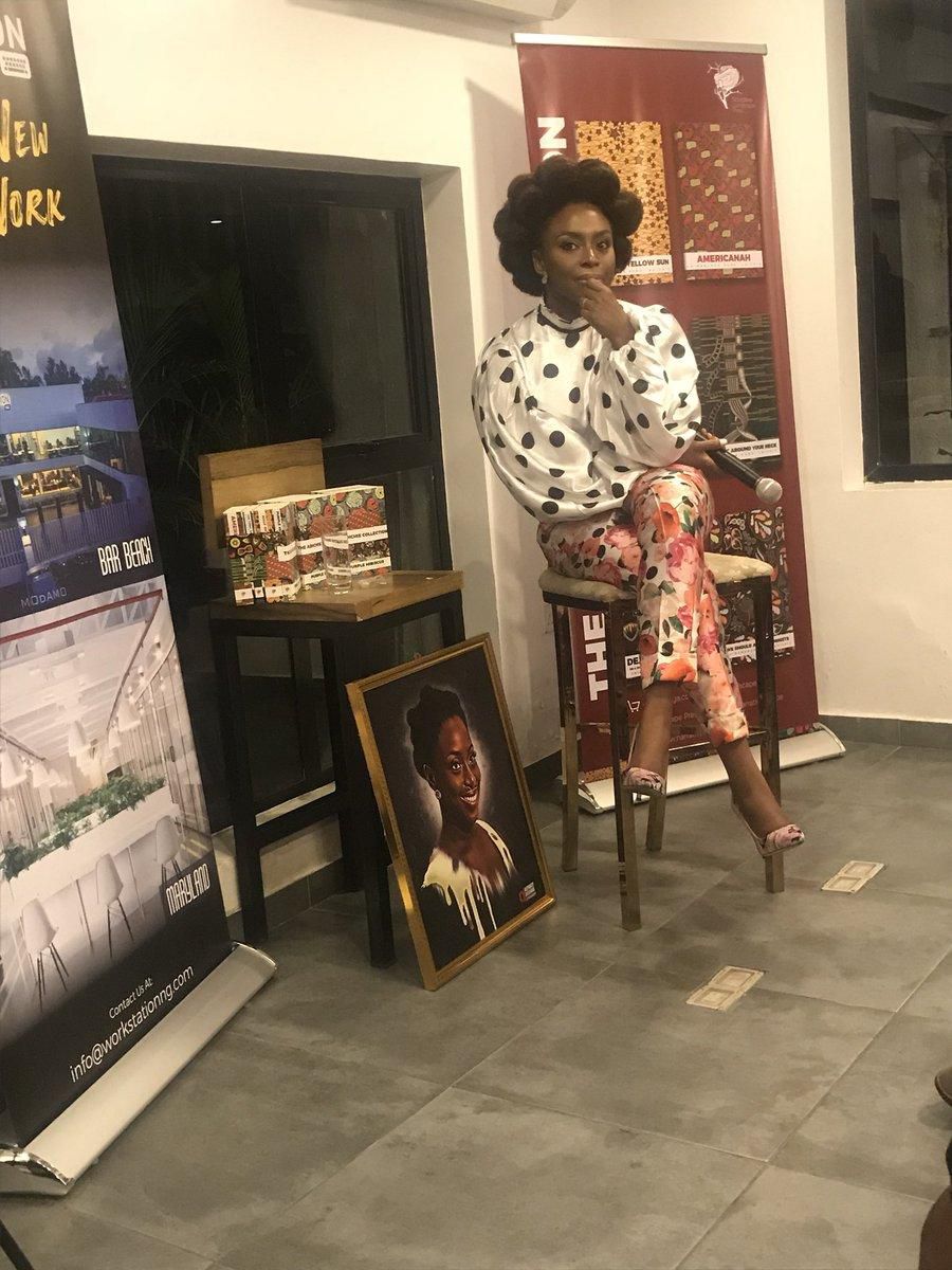 The backlash from Adichie's response to gender rights and obsolete cultural practices came up in her conversation with some youths in Lagos.