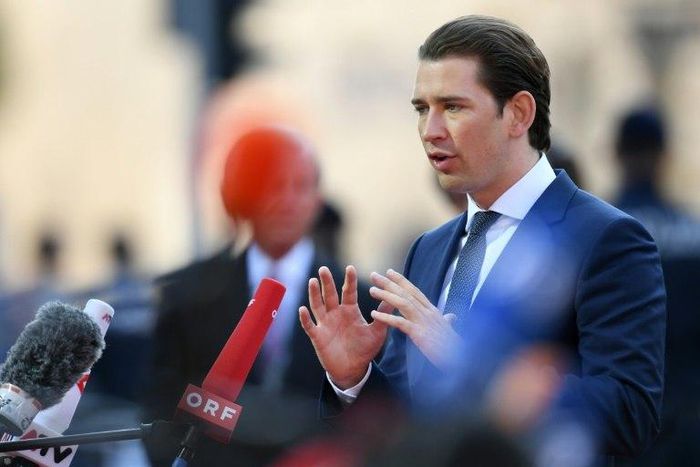 Kurz said the EU leaders meeting in Salzburg had backed the plan