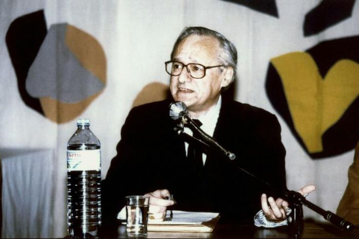 Bishop of Oran Pierre Claverie, assassinated in 1996, in an undated photograph from the Khartala Edition archives