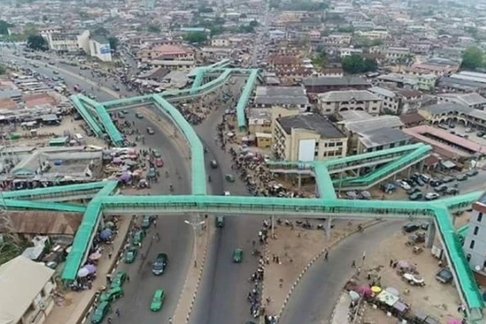 This pedestrian bridge maze in Abeokuta is allegedly the longest in sub-saharan Africa. [scoopernews]