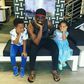 Peter Okoye and kids, Cameron and Aliona