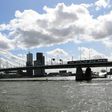 Rotterdam's Erasmus bridge connects the northern and southern parts of the city across the Nieuwe Maas River and is used by thousands of people daily