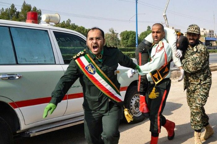 The Islamic State group has claimed responsibility for the parade attack in southwestern Iran