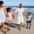 Black family on the beach (Jumia Travel)