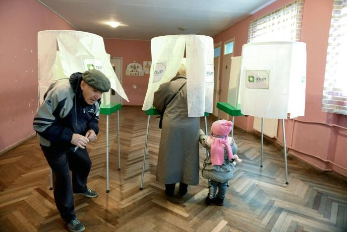 Georgians vote in the capital Tbilisi in an election seen as a trial run for crucial parliamentary polls in 2020