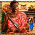 Yaa Asantewaa of the Ashanti Kingdom, Ghana. [kentakepage]