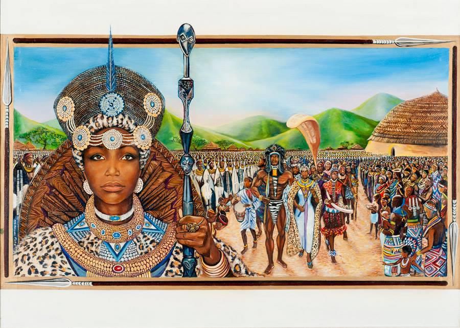 Queen Nandi of the Zulu Kingdom, South Africa. [webuyblack]