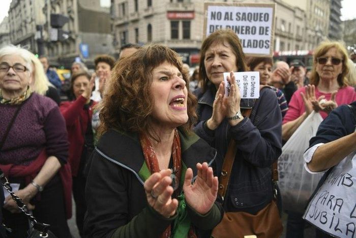 President Mauricio Macri is facing growing opposition from the public for seeking help from the IMF