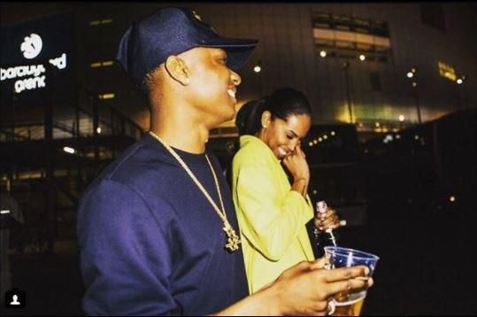 Jada Pollock chilling with Wizkid