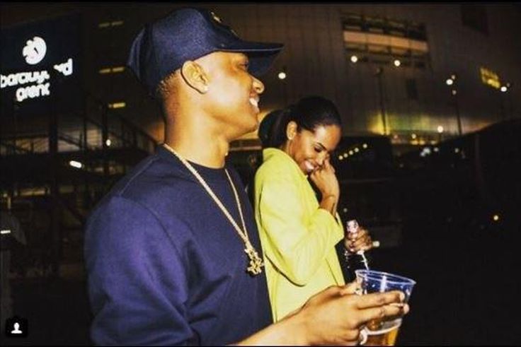 Jada Pollock chilling with Wizkid