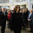 CIA Director Gina Haspel paid her respects at the casket of former president George H.W. Bush as he lay in state at the US Capitol, before she briefed US senators on Saudi Arabia's possible involvement in the murder of journalist Jamal Khashoggi