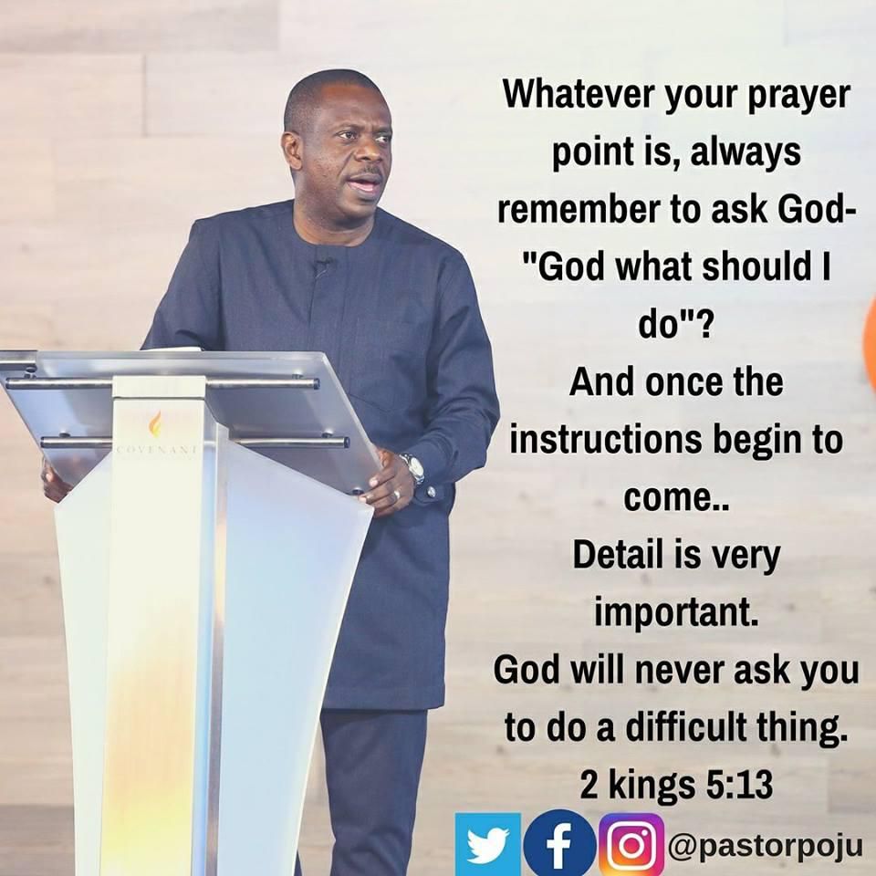 Pastor Poju is a great Bible teacher