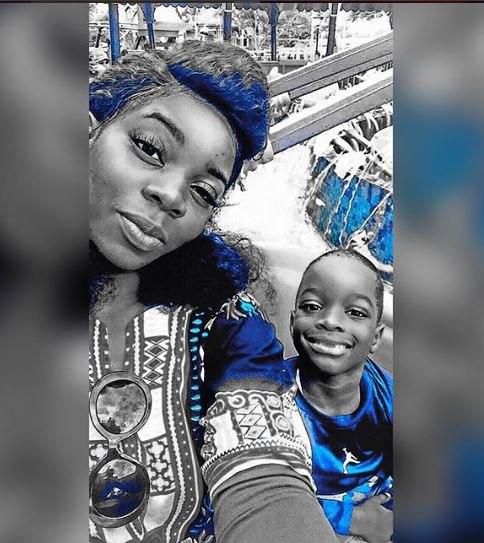 Shola Ogudu and her son, Boluwatife