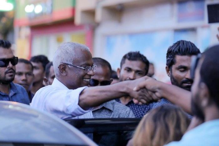 Opposition forces in the Maldives called for a peaceful transition of power to Ibrahim Mohamed Solih, who won a surprise victory in the presidential election