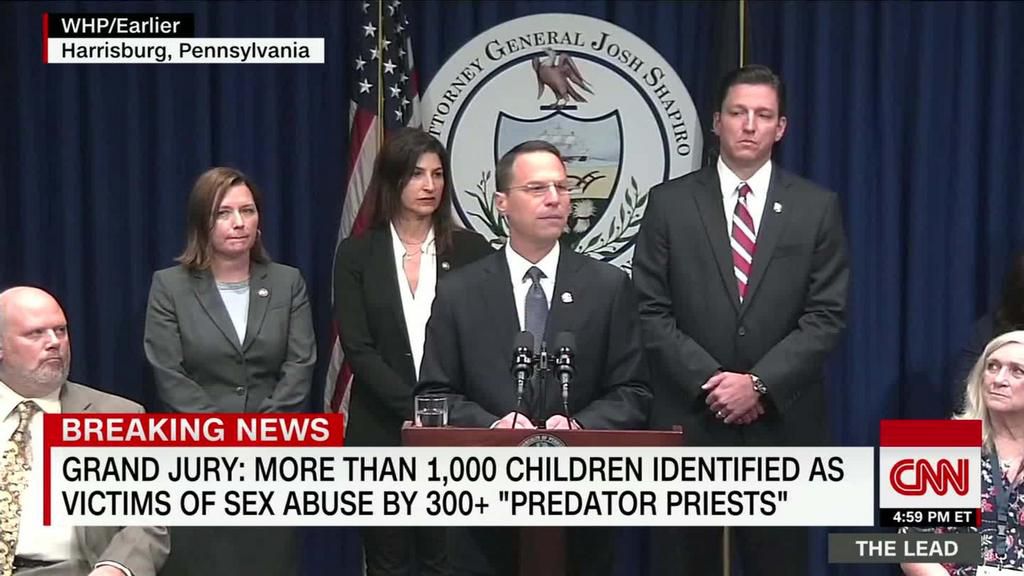 Recent Catholic sexual abuse scandal in Pennsylvania