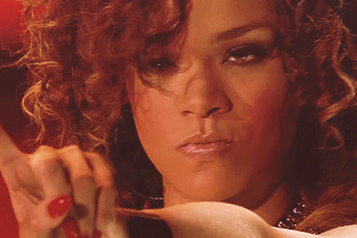 Rihanna saying no [Credit: Nickie Petraki]